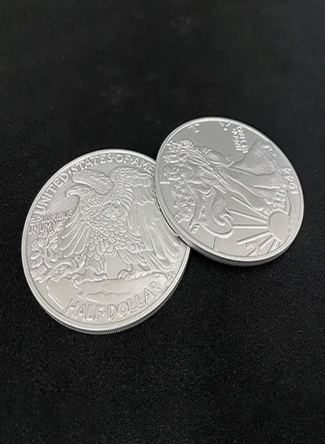 blue-ther Jumbo Walking Liberty Half Dollar (7.3cm) Magic Tricks Coin Appearing Magic for Magicians Close up Street Illusions Props Accessories - Image 3